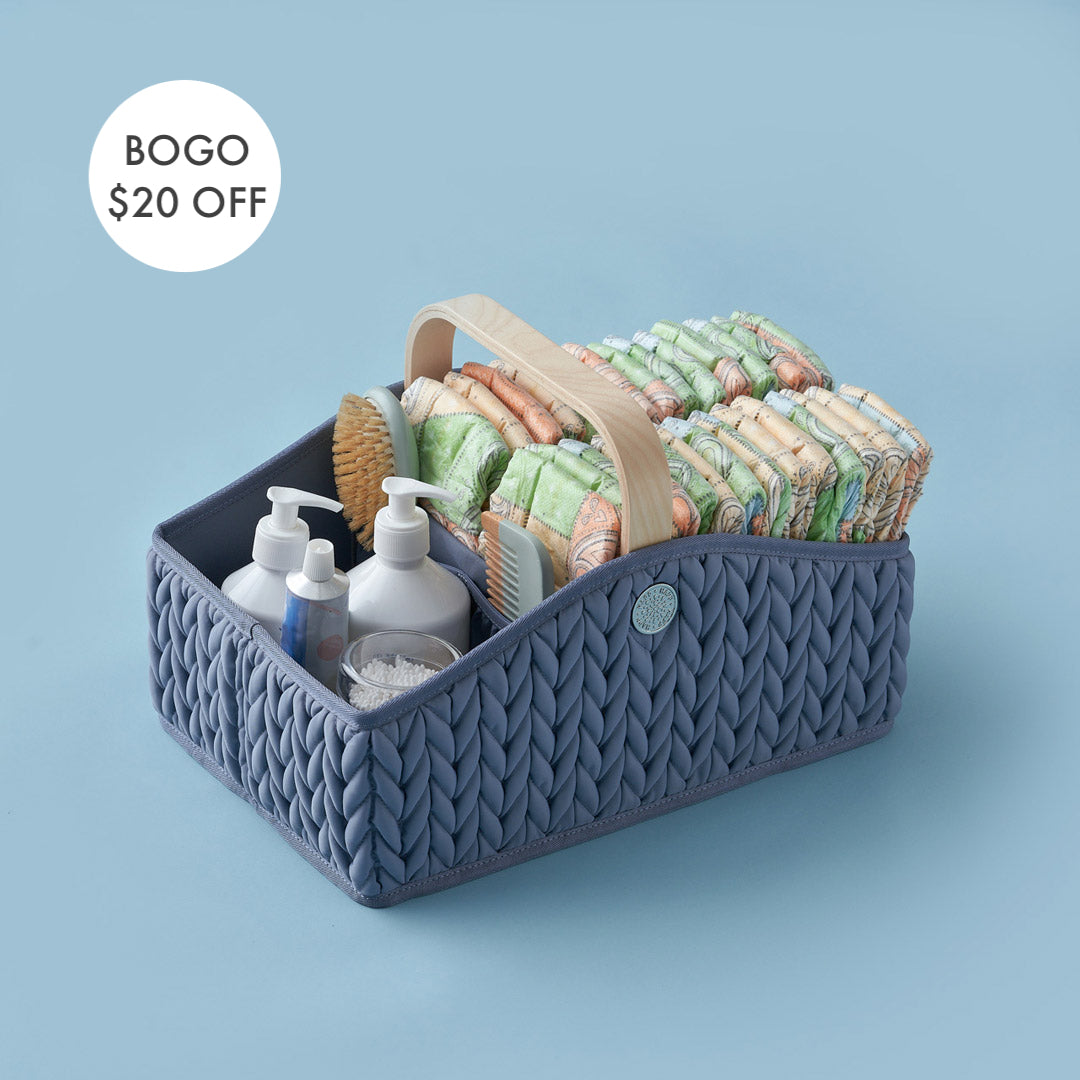 Diaper Caddy Blue