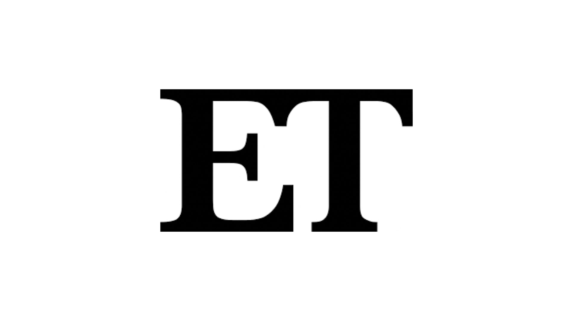 Entertainment Tonight logo black and white