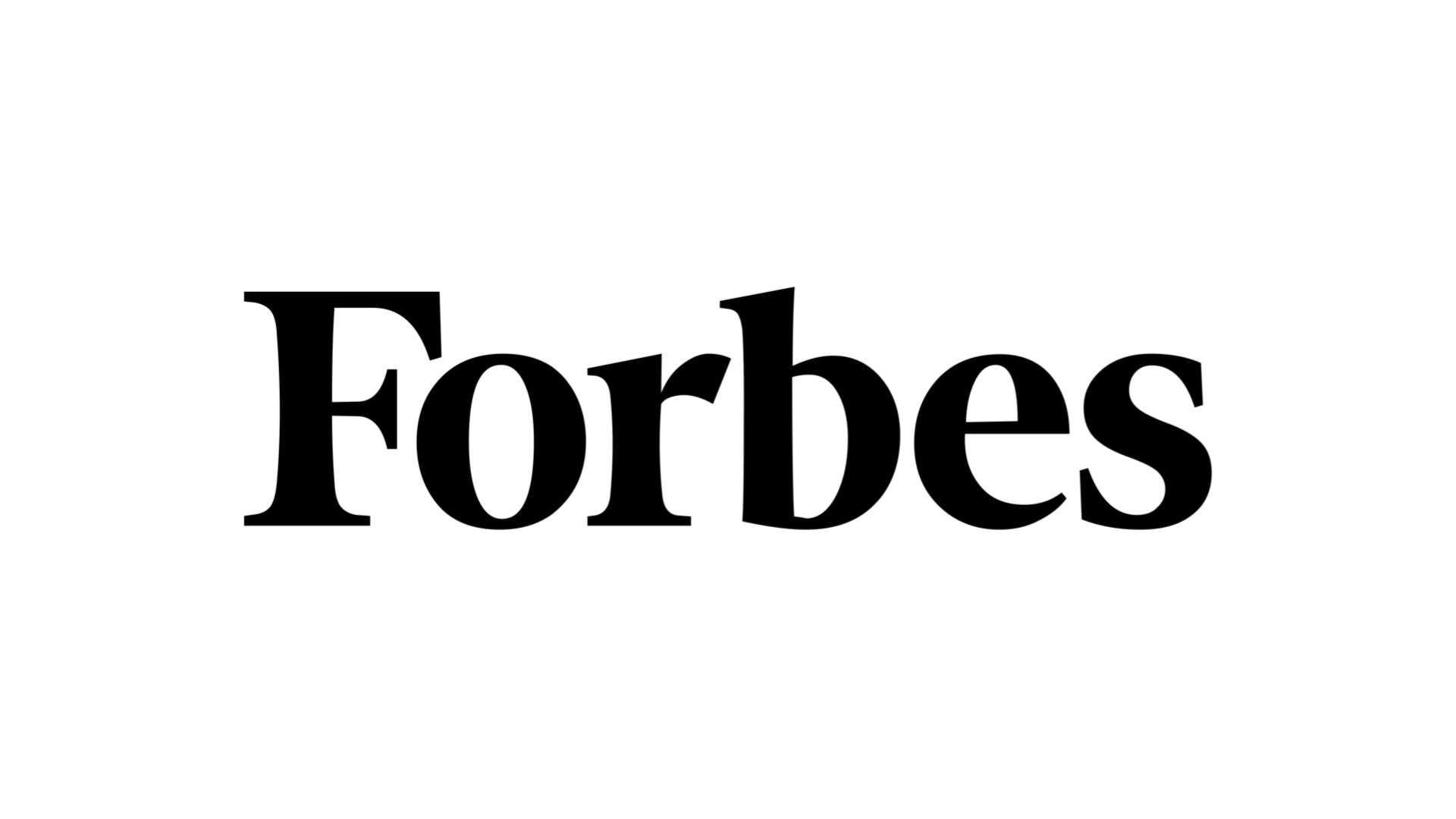 Forbes logo black and white