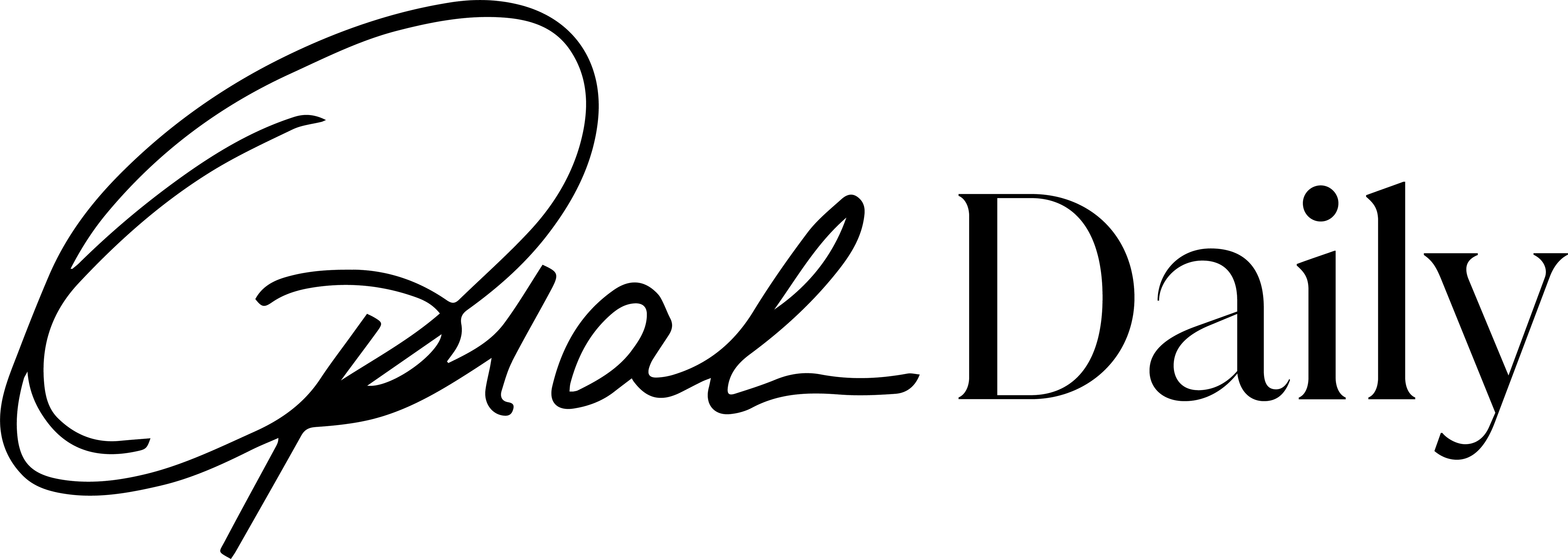 Oprah Daily logo black and white