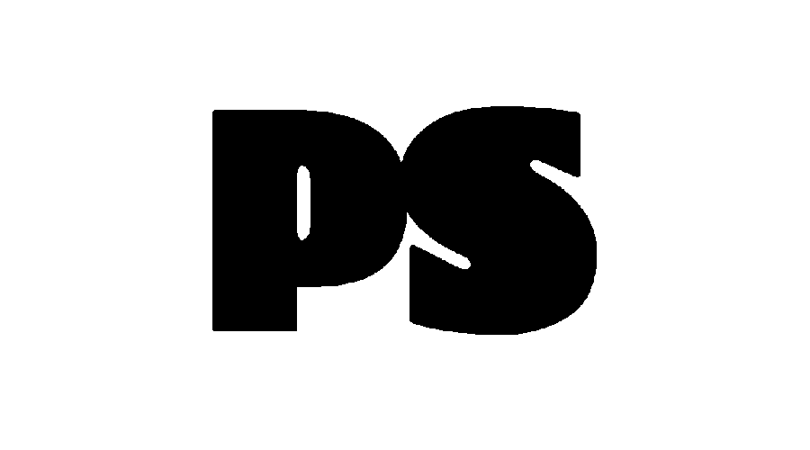 PopSugar logo black on white