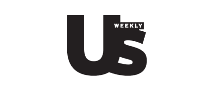 Black 'US Weekly' logo on a white background