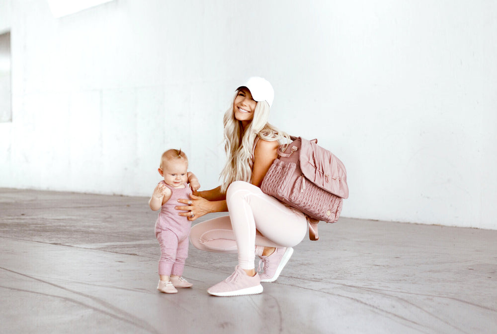 Paige Mini Diaper Bag - Small Black Baby Bag – HAPP BRAND