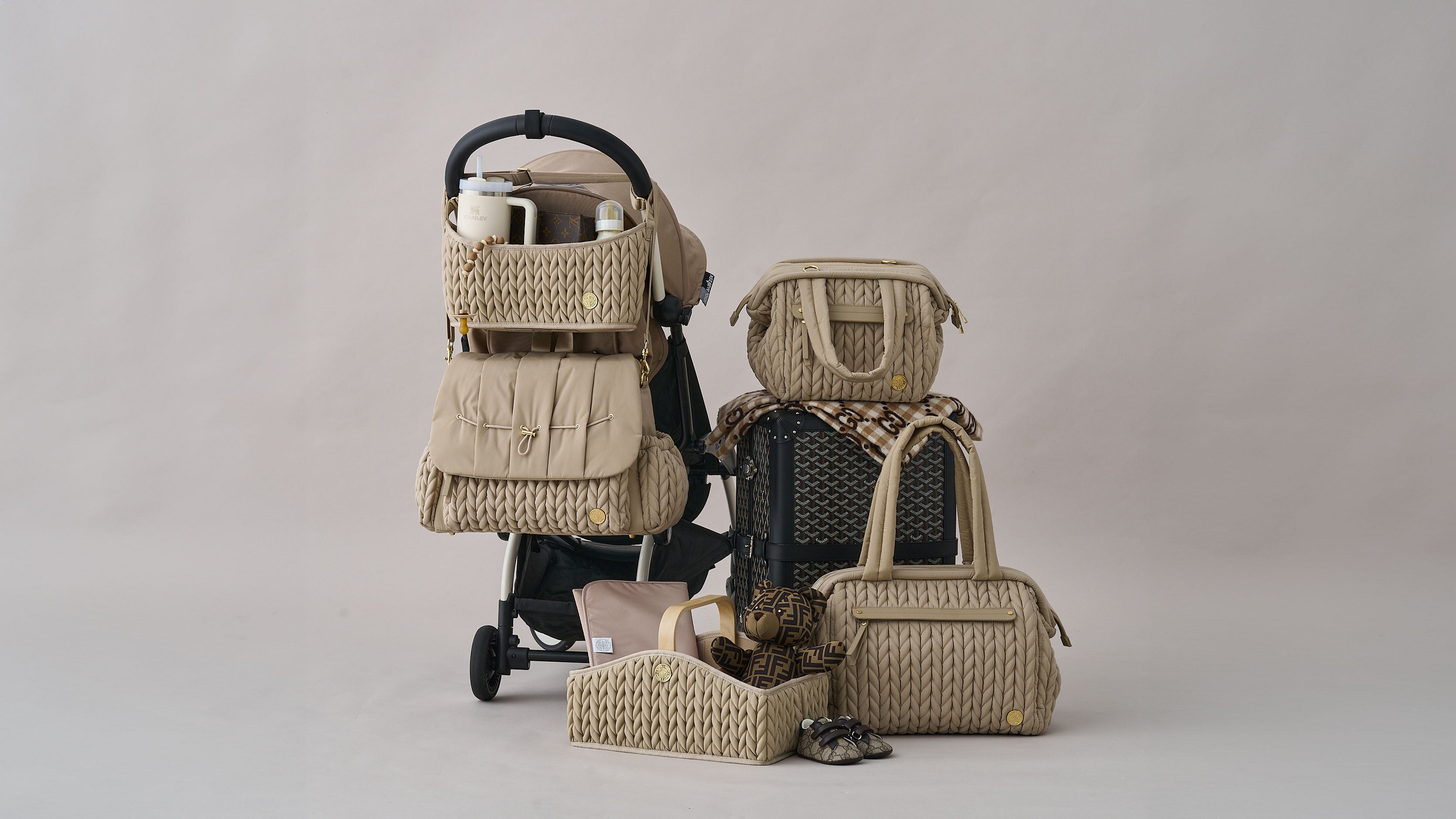 バッグ house on the hill Parent Bag Navy Stripe バッグ House on the Hill Parent Bag Navy Stripe Parent Bag