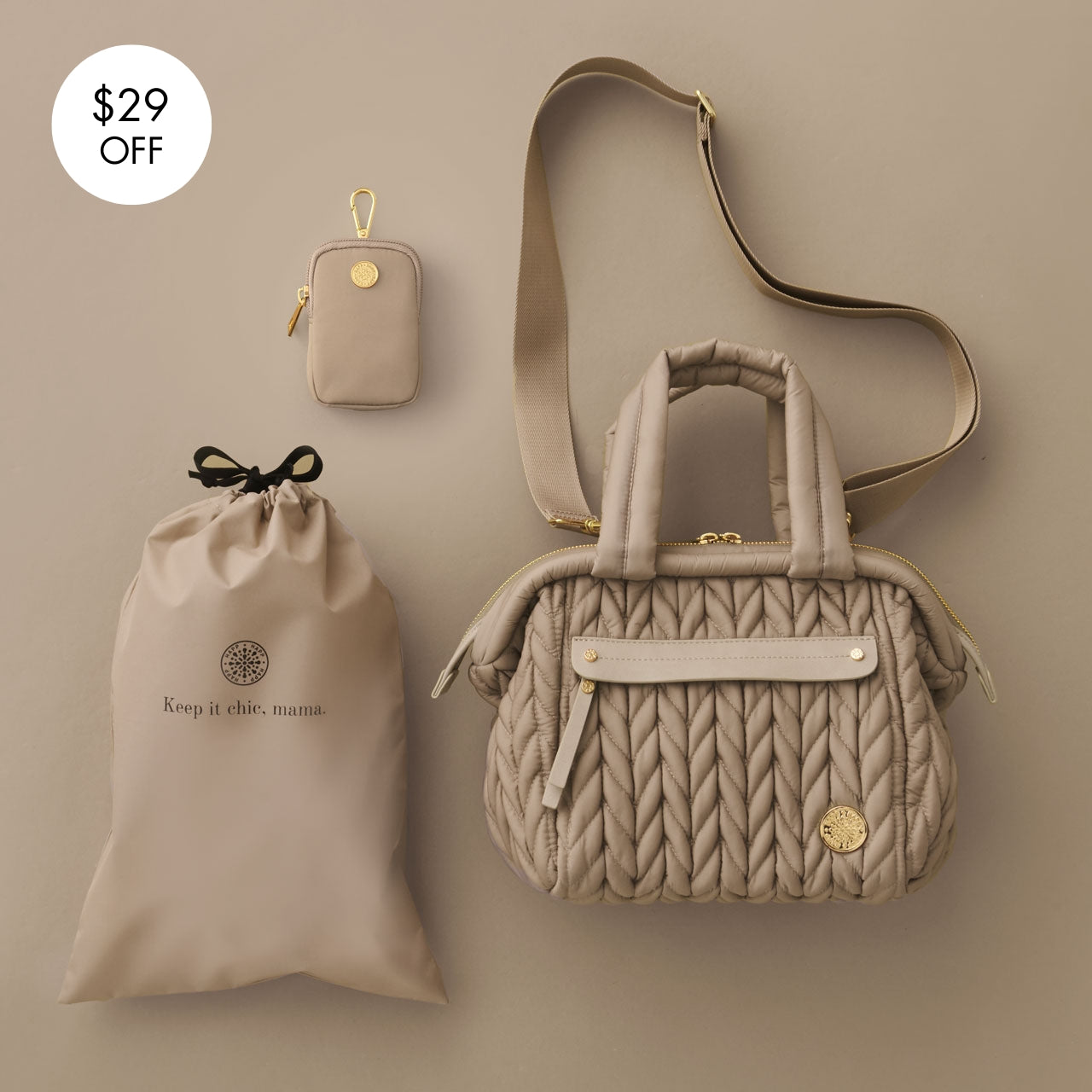 【公式】フジのお歳暮・冬ギフト Paige Mini Beige Mother's Day Set バッグ