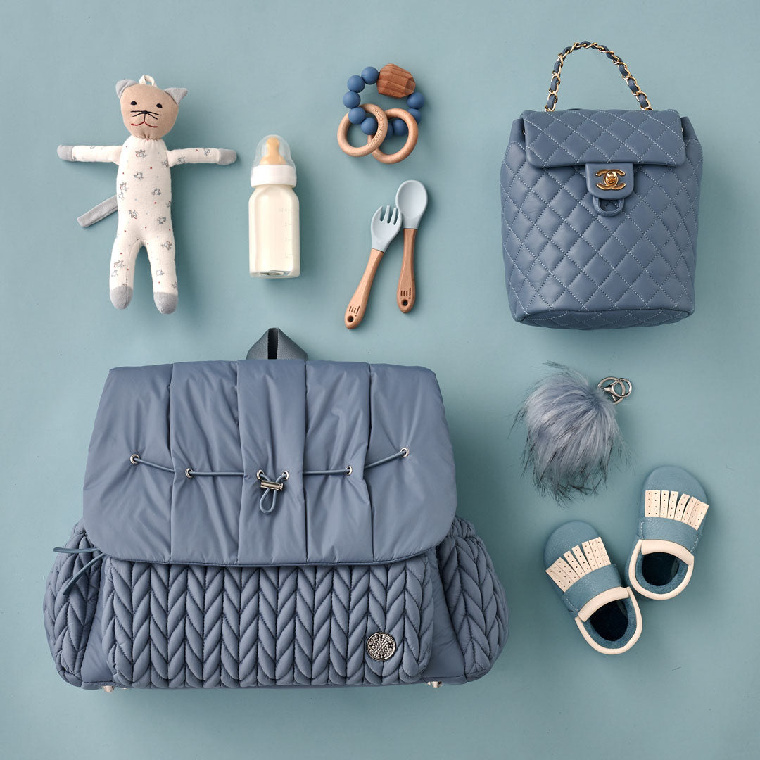 Levy Backpack Ash Blue Bundle